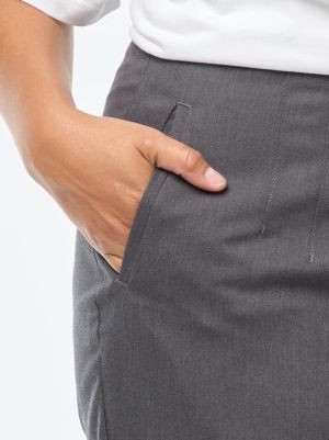 Панталон с висока талия и прав крачол 