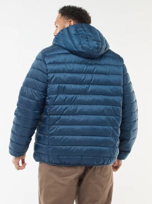 Леко ватирано пухено яке с качулка