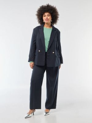 Дълго сако с двойно закопчаване