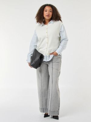 Голям размер дамска жилетка без ръкави