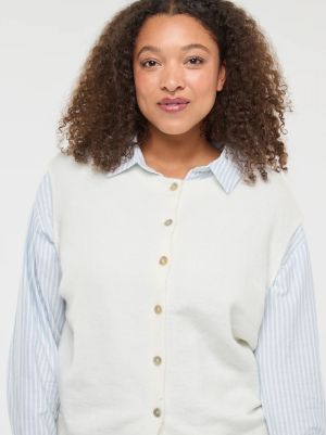 Голям размер дамска жилетка без ръкави