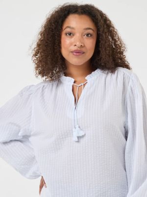 Голям размер дамска блуза с широки ръкави