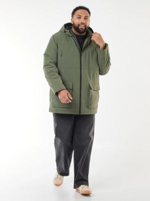 Мъжка парка с качулка и подплата от полар