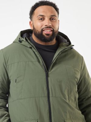 Мъжка парка с качулка и подплата от полар