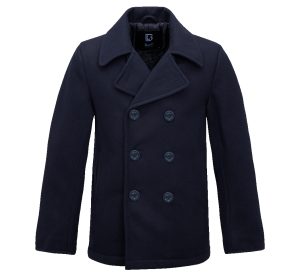 Мъжко вълнено палто голям размер