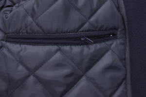 Мъжко вълнено палто голям размер