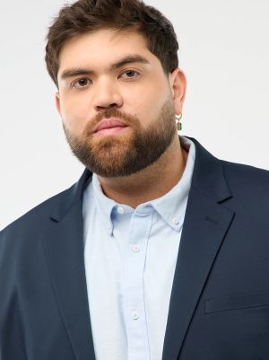 Голям размер официално мъжко сако