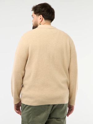 Мъжки пуловер с поло яка