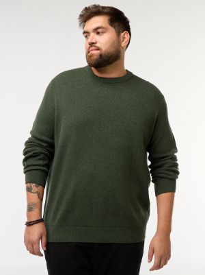 Голям размер мъжки пуловер