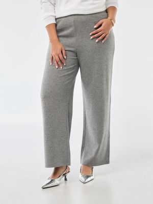 Дамски панталон с широки крачоли 