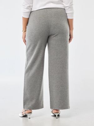 Дамски панталон с широки крачоли 