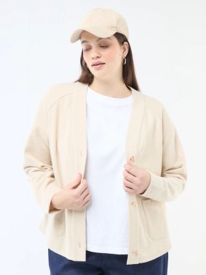 Лека дамска жилетка голям размер