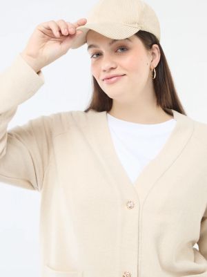 Лека дамска жилетка голям размер