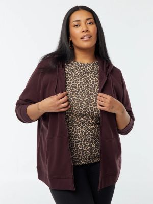 Голям размер дамски суичър