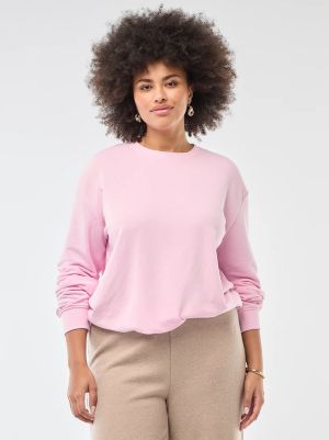 Дамска блуза с кръгло деколте