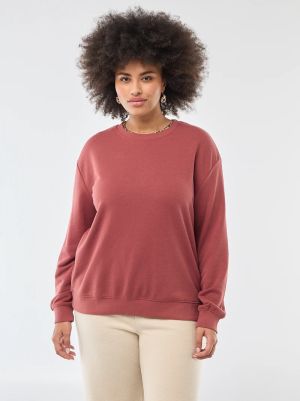 Дамска блуза с кръгло деколте