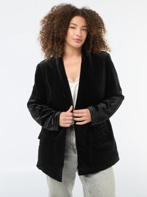 Дълго сако  от кадифе