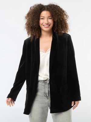 Дълго сако  от кадифе