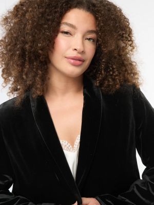 Дълго сако  от кадифе