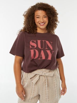 Голям размер дамска тениска 100% памук