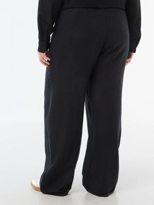 Дамски панталон с прав крачол от ленена смес