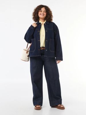 Дънково яке голям размер