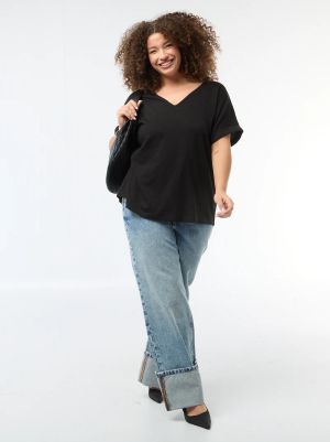 Дамска блуза с къс ръкав от керп