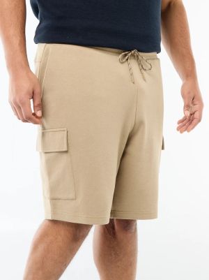 Мъжки бермуди от пике с карго джобове