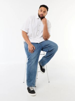 Мъжка  лененa риза голям размер