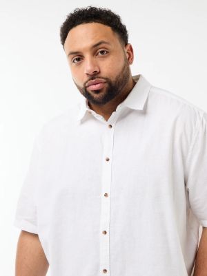 Мъжка  лененa риза голям размер