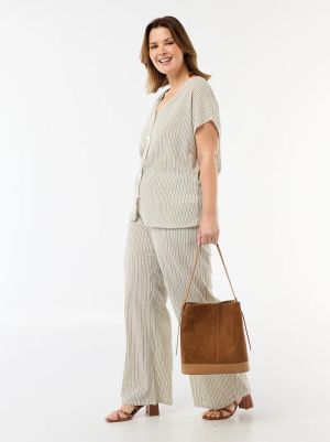 Дамска жилетка с къс ръкав макси размер