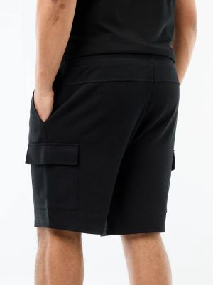 Мъжки бермуди от пике с карго джобове