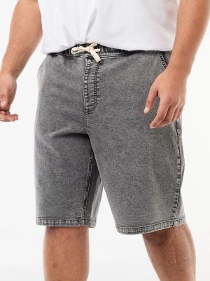 Мъжки дънкови бермуди макси размер