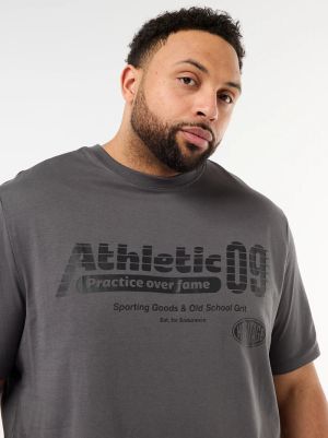 Голям размер мъжка тениска