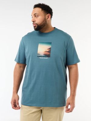 Голям размер мъжка тениска