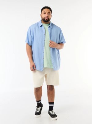 Мъжка  лененa риза голям размер