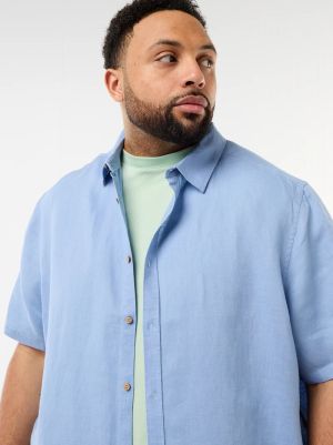 Мъжка  лененa риза голям размер