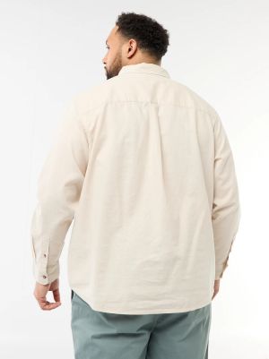 Ленена риза с дълъг ръкав