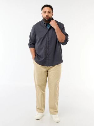 Ленена риза с дълъг ръкав