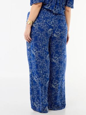 Широки дамски панталони от креп