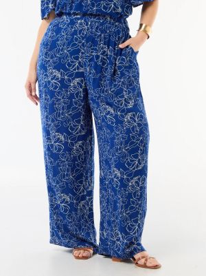 Широки дамски панталони от креп