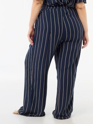 Широки дамски панталони от креп