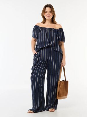 Широки дамски панталони от креп