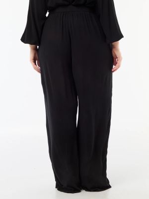 Широки дамски панталони от креп