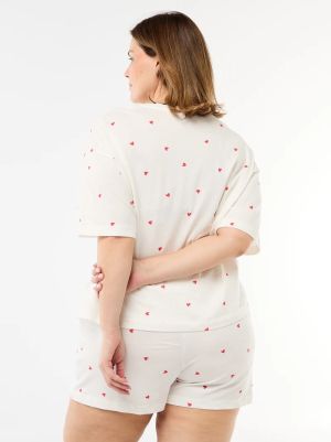 Голям размер дамска пижама от 2 части