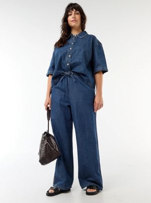 Широк дамски панталон 