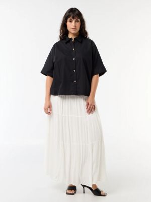 Сатенена риза с копчета „морска звезда“ 