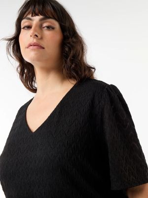 Дантелена тениска макси размер