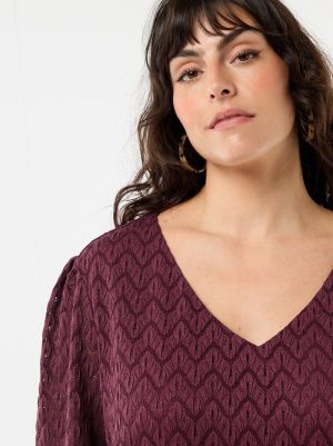 Дантелена тениска макси размер