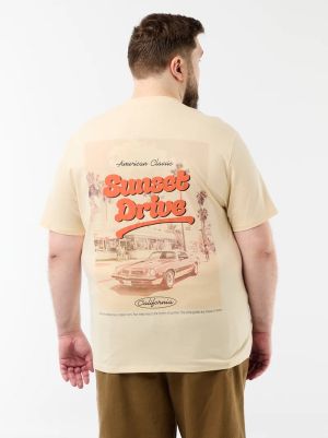 Голям размер мъжка тениска